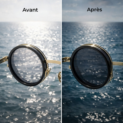 RetroClipse™ – Lunettes Rétro à Luminosité Réglable