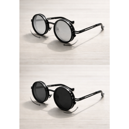 RetroClipse™ – Lunettes Rétro à Luminosité Réglable